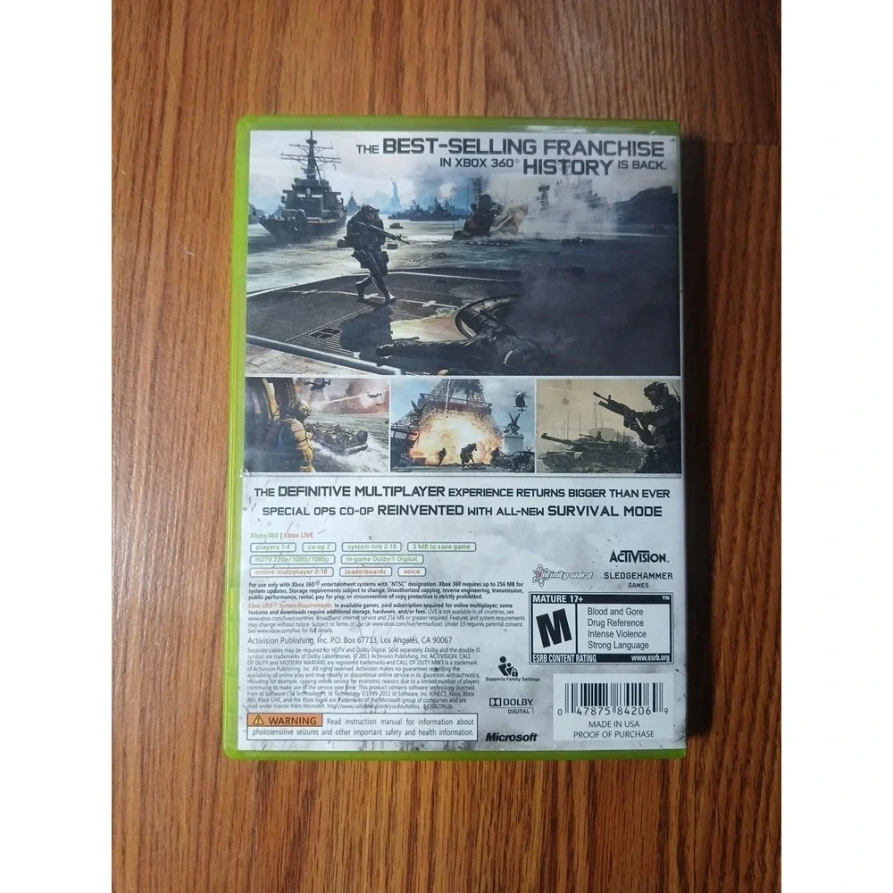 Call of Duty: Modern Warfare 3 XBOX 360 TESTED Complete